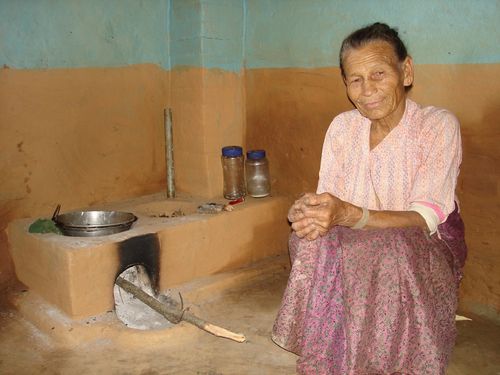 Hausfrau aus Nepal