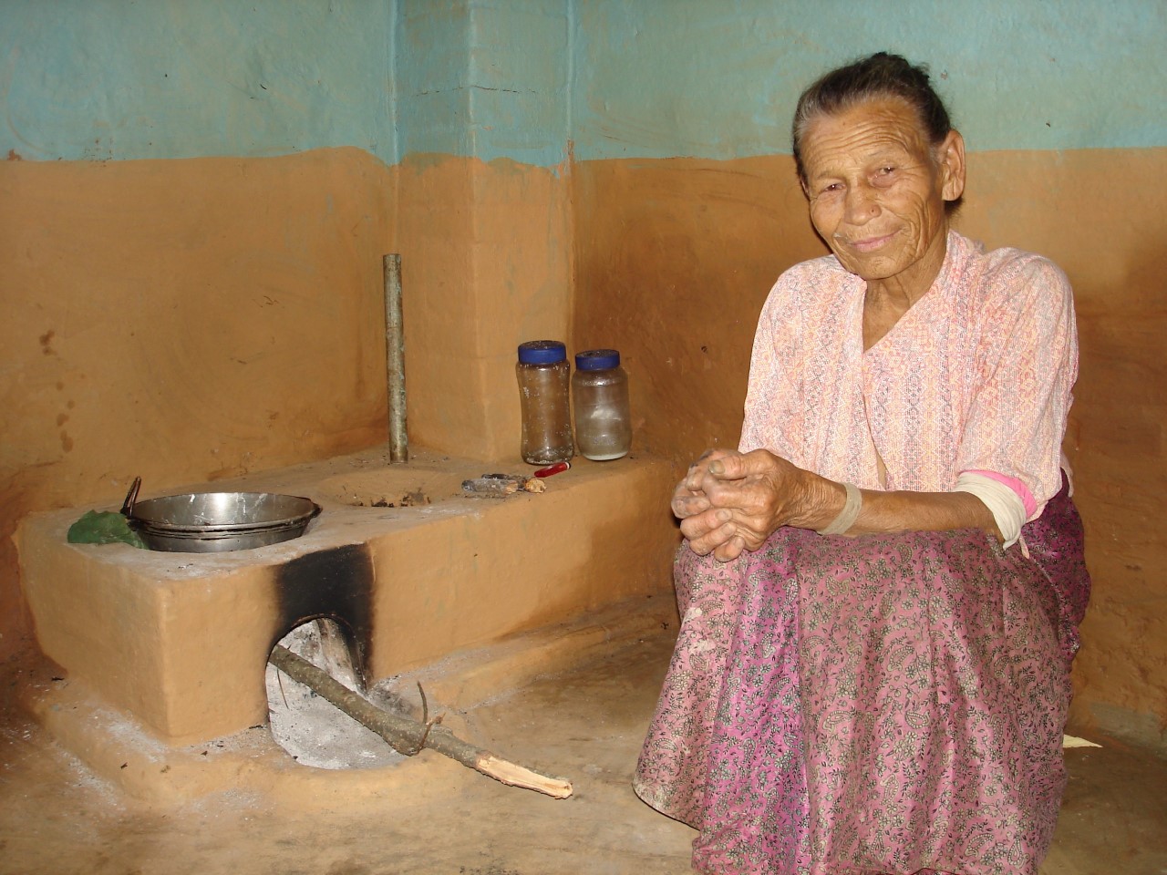 Hausfrau aus Nepal
