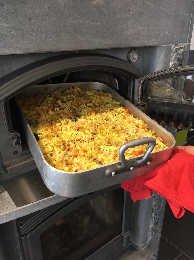 Kochen mit Tulikivi Ofen